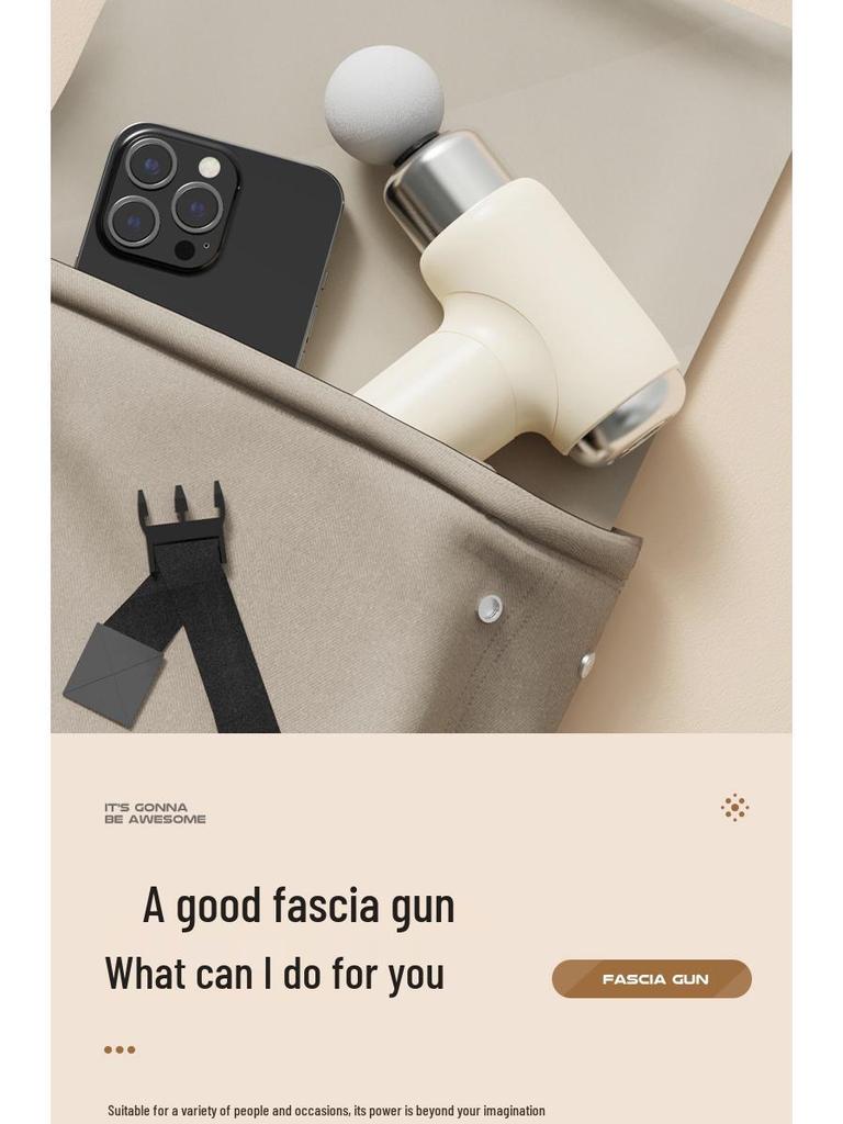 Mini Fascia Massager: Professional-Grade Muscle Relaxation for Neck and Body, Suitable for Men and Women.