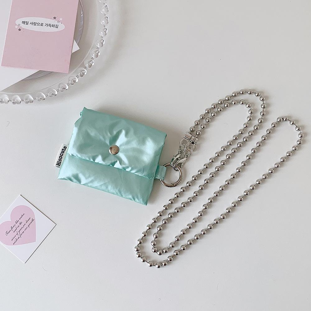 

Portable Lipstick Storage Bag Minimalist Shockproof Earphone Pouch Small Women Card Holder Waterproof Keychain Purse For Travel