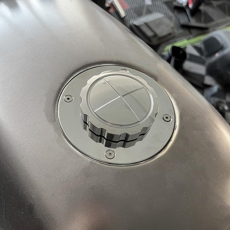 Aluminium Retro Oil Cap Fuel Petrol Gas Tank Cover Cafe Racer Motorcycle Fuel Tank Cap For BMW K75 K100 K1100 K100LT RT