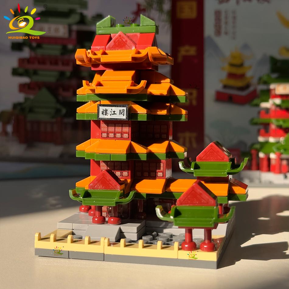 Non-Toxic Moc City Street View Mini Building Blocks Diy City Commercial Street Coffee Shop Puzzle Toys Home Ornaments Decoration