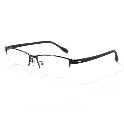 Prescription Glasses Men Half Frame Big Size 150mm Progressive Multifocal Presbyopia Glasses Prescription Glasses for Distance