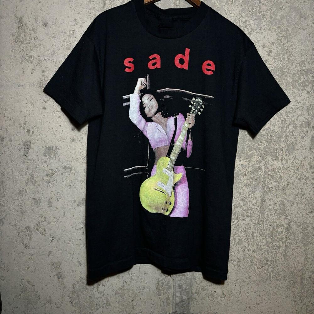SADE vtg koszulka T-shirt Unisex Wszystkie rozmiary krótki rękaw 1F1886 Unisex T-Shirt