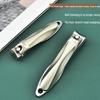Stainless Steel Dragonfly Portable Anti-Splash Nail Clippers for Home and Salon Use