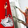 Concrete Sprayer Long Handle Wall Paint Sprayer Precision Control Construction Plastering Equipment For Ceilings Wall Renovation