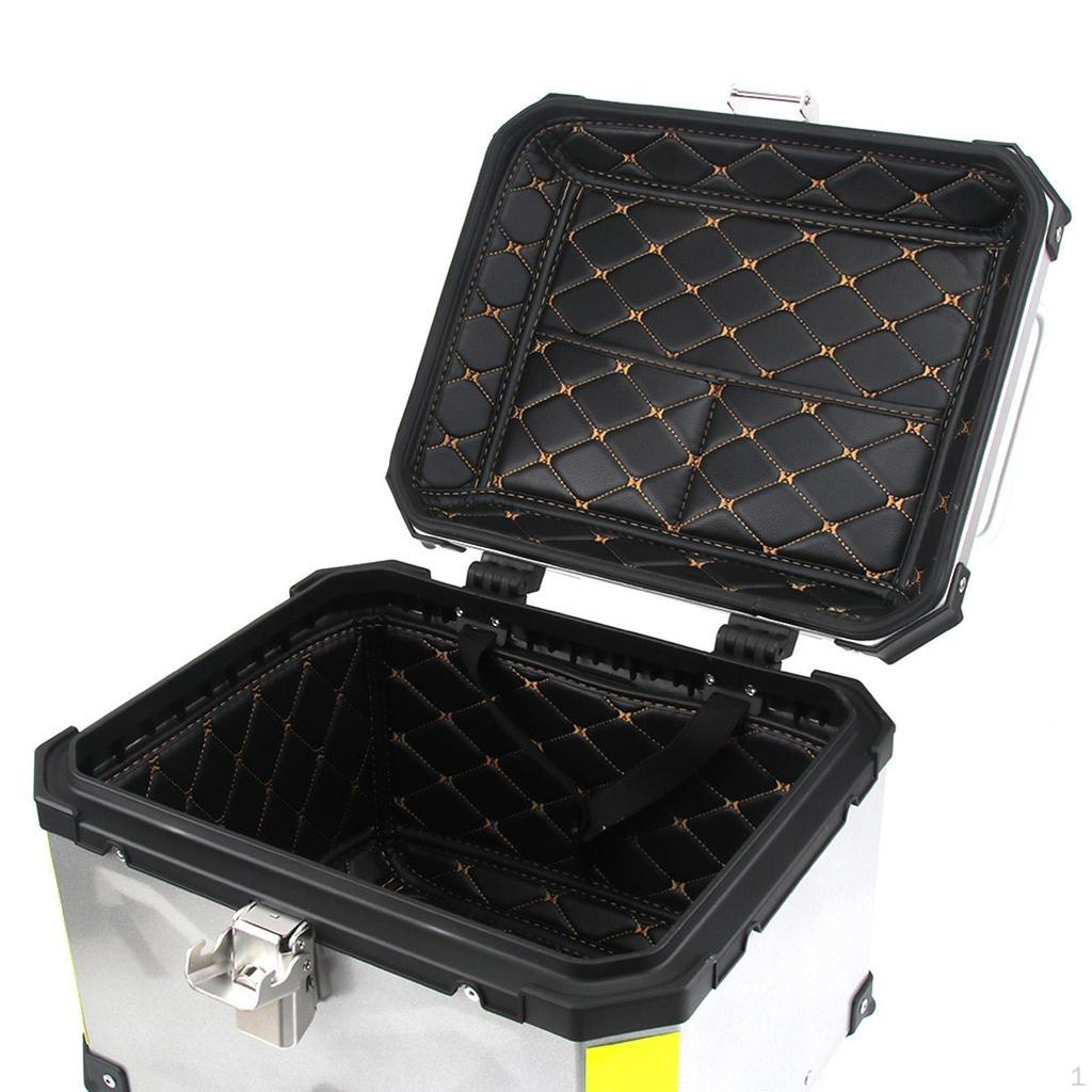 Motorcycle Rear Tail Pad Portable Sturdy Accessories Lightweight PU Replace Luggage Box Inner Trunk