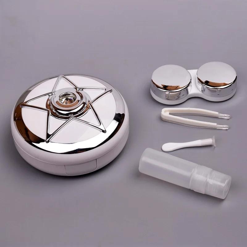 New Contact Lens Box Contact Lens Companion Box Care Box Star Diamond Series Storage Practical Portable Contact Lens Storage Box