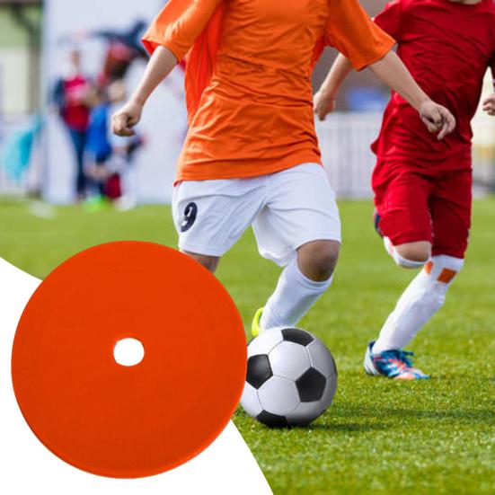 Talerz markerowy do treningu piłki nożnej Antypoślizgowy Treningowy Jaskrawy kolor Przeszkoda do treningu piłki nożnej Okrągły dysk
