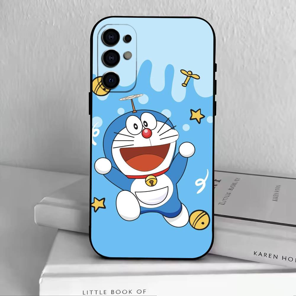 Cat Do rae mon  Phone Case For Samsung S25,S24,S21,S22,S23,S30,Ultra,S20,Plus,Fe,Soft Silicone Black Cover