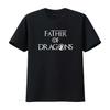 Father of Dragons T Shirt Fathers Day Best for Dad Vintage Washed Stretched Versatile Stylish Comfortable Homme Fashion