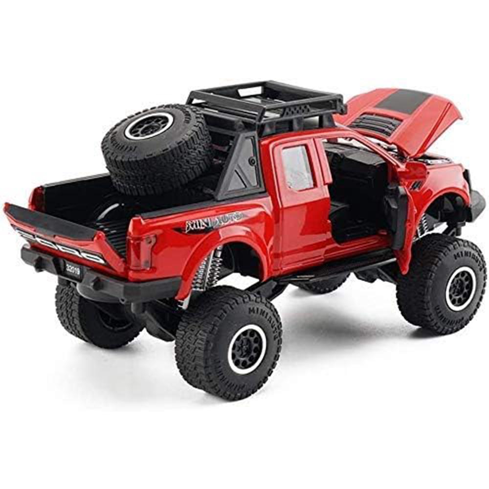 1/32 Scale Toy Pickup Truck for Boys - Ford F150 Toy Trucks Die-Cast Model Cars with Sound and Light, Toy Cars for 3+ Year Old Boys Girls