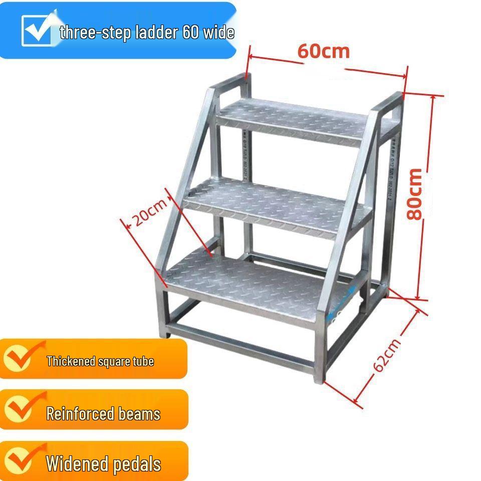 Five-Step Industrial & Household Mobile Ladder
