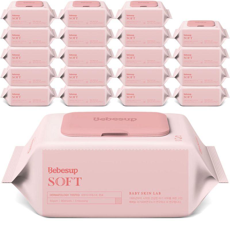 

Bebesup Soft Baby Wipes 80ct x 20