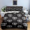 Skull-themed motifs. Bedding Duvet cover sets Duvet covers Pillowcases gifts (1 * Duvet Cover 2 * Pillowcases, without duvet insert)