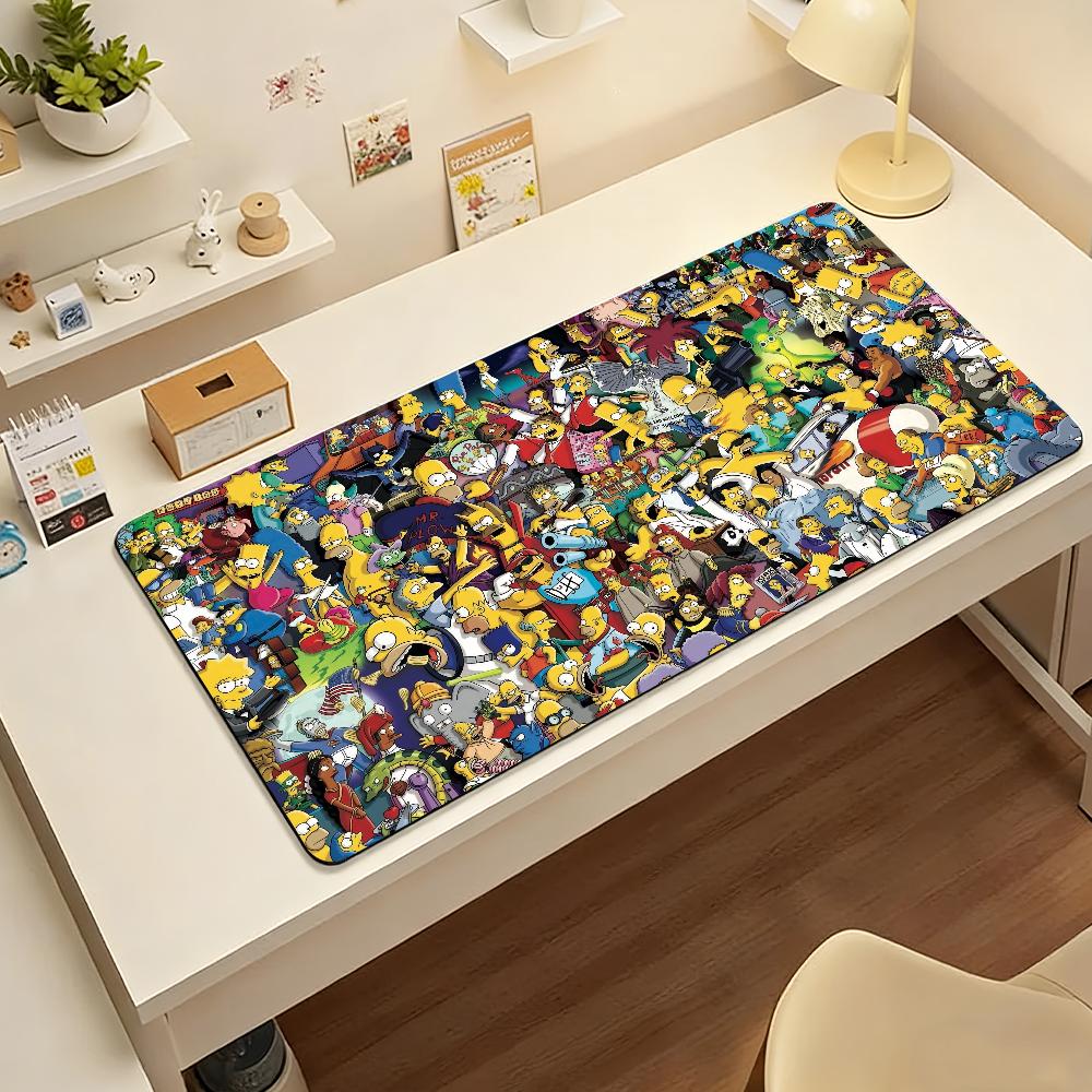 Cartoon The S-Simpsons-S Mouse Pad Computer Laptop Rubber Non-slip Mouse Mat Mousepad Gamers Decoracion Desk Mat