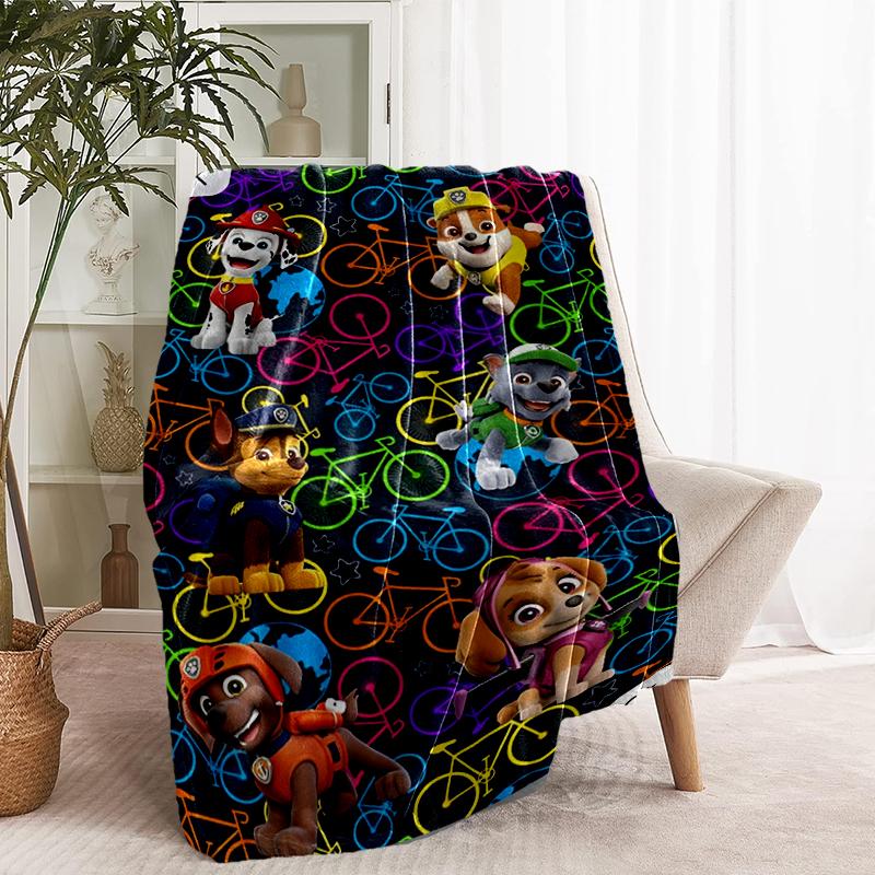 PAW Patrol Print Blanket - Soft & Comfortable, for Bedroom, Travel, Sofa, Home Decoration - Birthday Christmas Gift for Friend