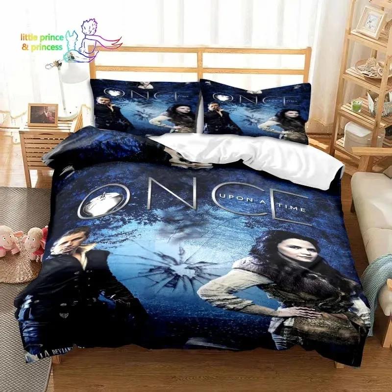 Fantasy Adventure Once Upon A Time Comfortable Duvet Quilt Cover Pillowcase Bedding Set Children Bedroom Decoration Home Textile