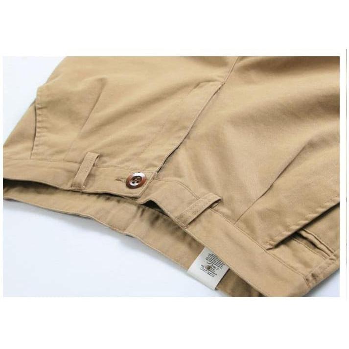 [Nalador] Men's Chino Pants, Stretch, Large Size, Long Pants, Loose, Bottoms, Colored Pants, Plain, Cotton, Easy Pants, Comfortable