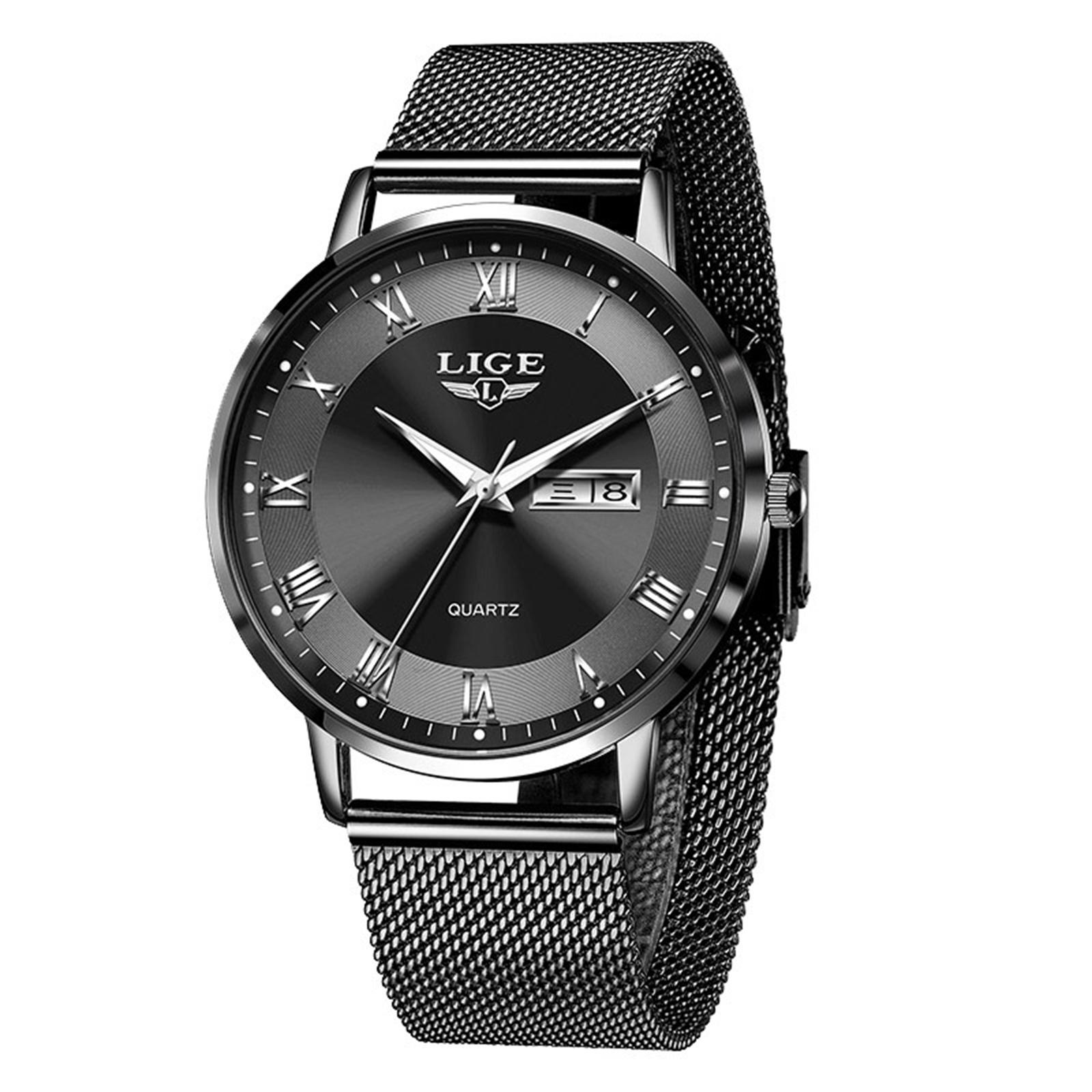 

Мужские водонепроницаемые светящиеся наручные часы-будильник для бега One Size