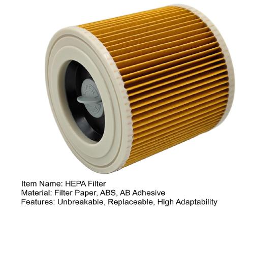 Staubsaugerfilter Hocheffizient Austauschbar Hohe Anpassungsfähigkeit Arbeitsersparend Staubsaugerzubehör HEPA