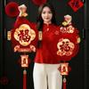 Chinese Style Chinese New Year Pendant Blessing Spring Festival Supplies  Party Decoration