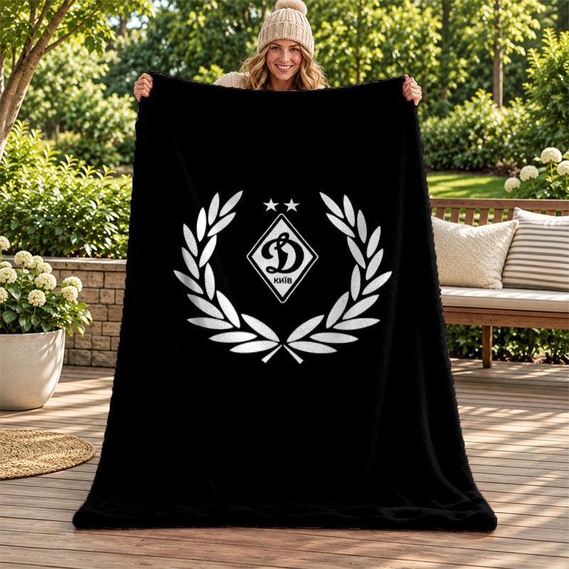 FC Dinamo Minsk Blanket Flannel Blanket Soft Cozy Plush Throw for Sofa Bed Lightweight Home Decoration Gifts for Christmas Various Holidays