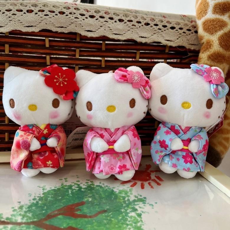 Sanrio Hello Kitty Kimono Plush Toy With Standing Design For Kids And Collectors