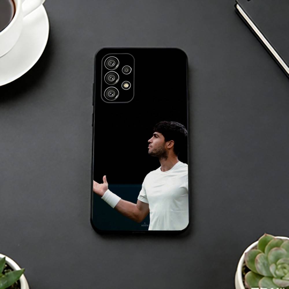 

T-Tennis Carlos Alcaraz G-Garfia Phone Case For Samsung S25,S24,S21,S22,S23,S30,Ultra,S20,Plus,Fe,Lite,Note,10,Black Cover Samsung S21Ultra