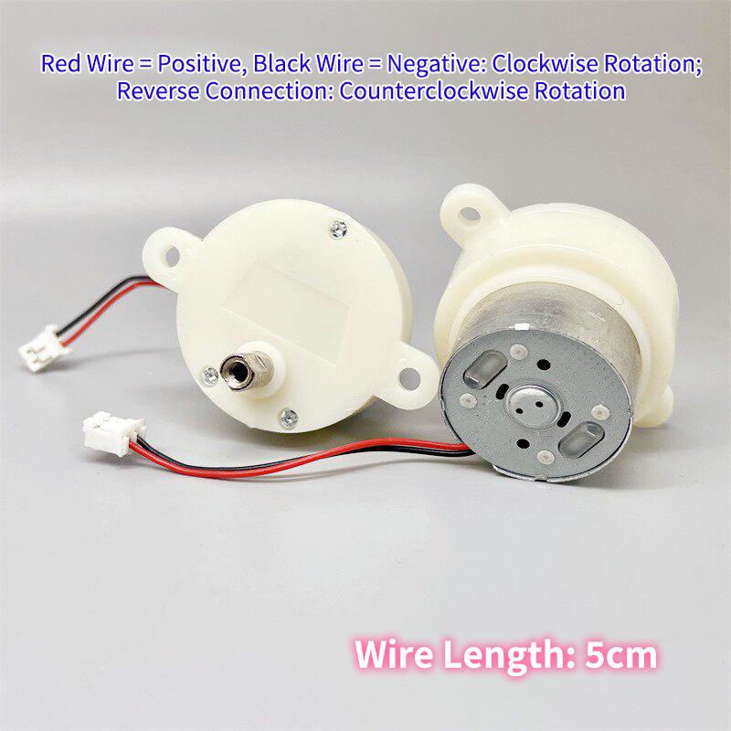 7RPM Reduction Motor Mini 300 Gear Motor Micro Gearbox High Torque for Educational Robot Model Assembly