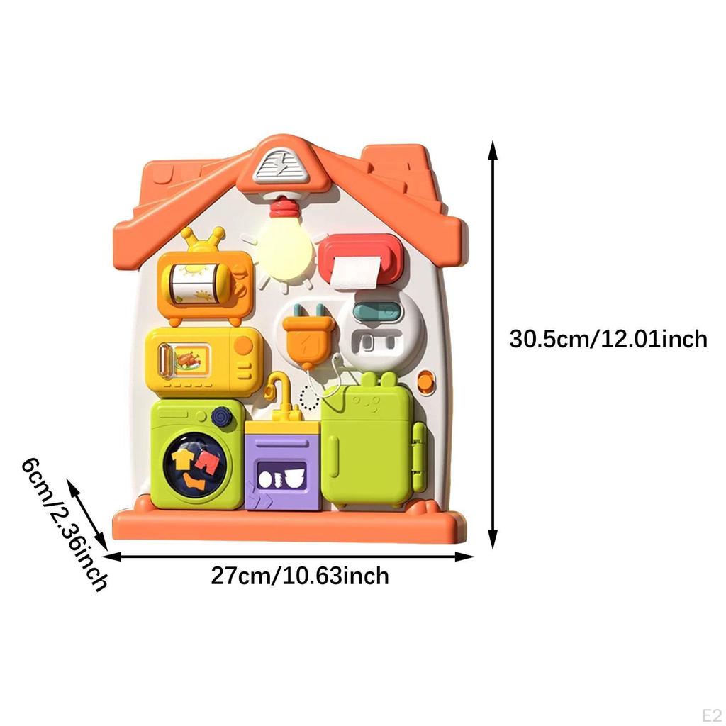 Musical Busy Board Appliance Scenes Simulated Switch Educational Sensory Toy for