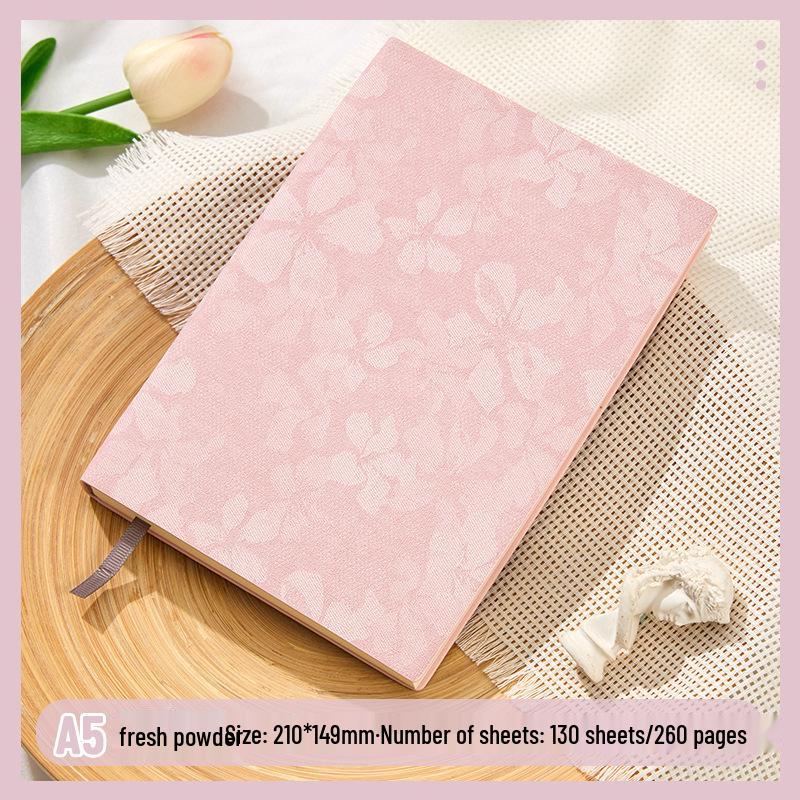Patterned PU Leather A5 Notebook: High-Value Office Journal