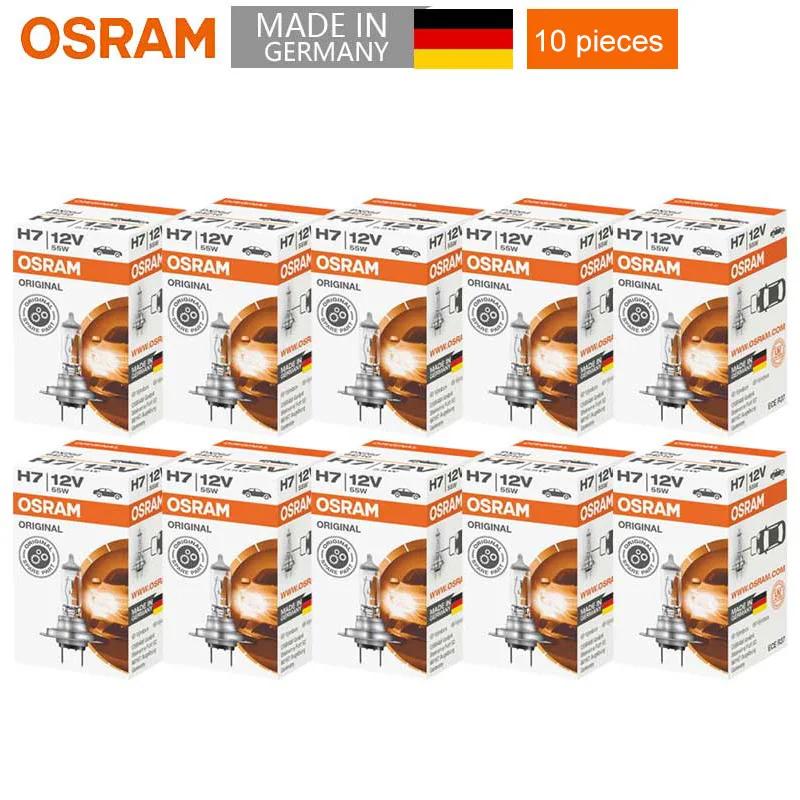 

OSRAM 10 шт. Набор галогенных ламп для автомобиля H4 H7 H11 HB3 HB4 3200K Лампы для фар 9005 9006 H8 H9 H16 Сделано в Германии и США