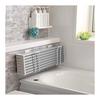 Yamazaki Jitsugyo Tower Magnetic Bath Lid Holder (Folding White 9942)
