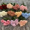Head Artificial 9 Silk Flower For Wedding Photography Home Decorations Gift