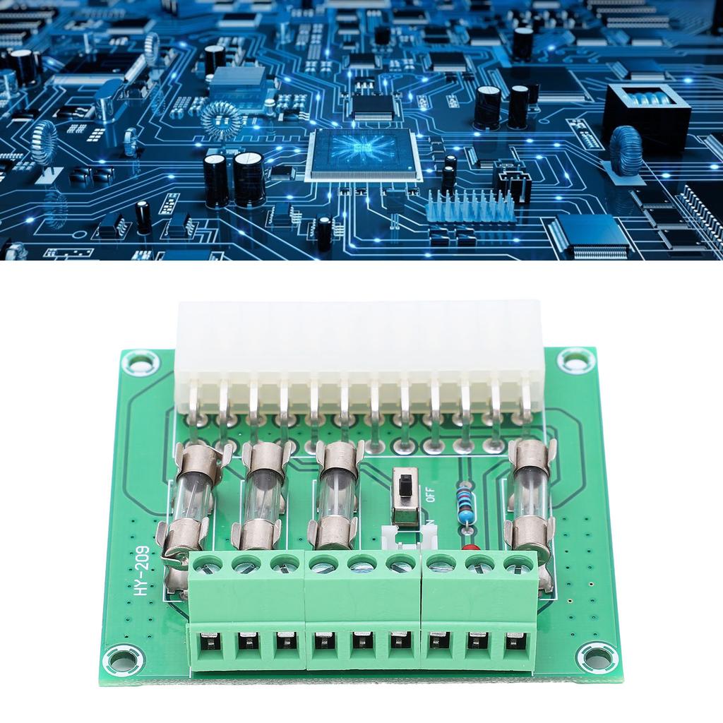 ATX Power Board Computer Supply Adapter Module 20Pin 24Pin for Computer Benchtop Desktop