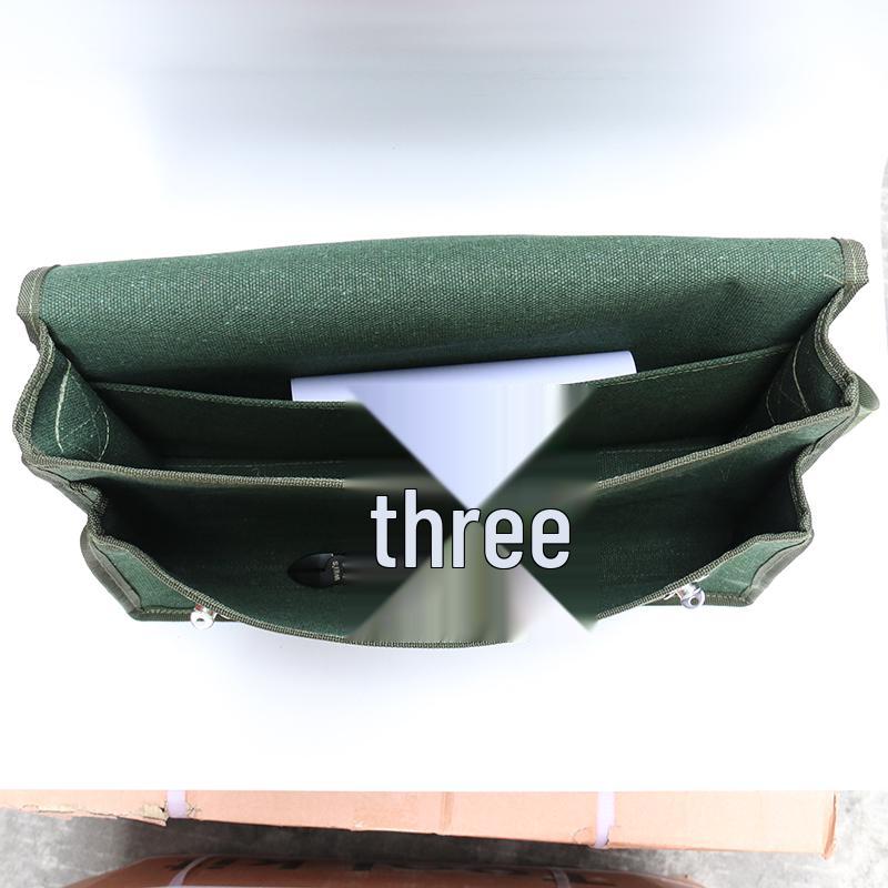Multifunctional Electrician Canvas Tool Bag - Wear-resistant, Thickened, Shoulder/Crossbody