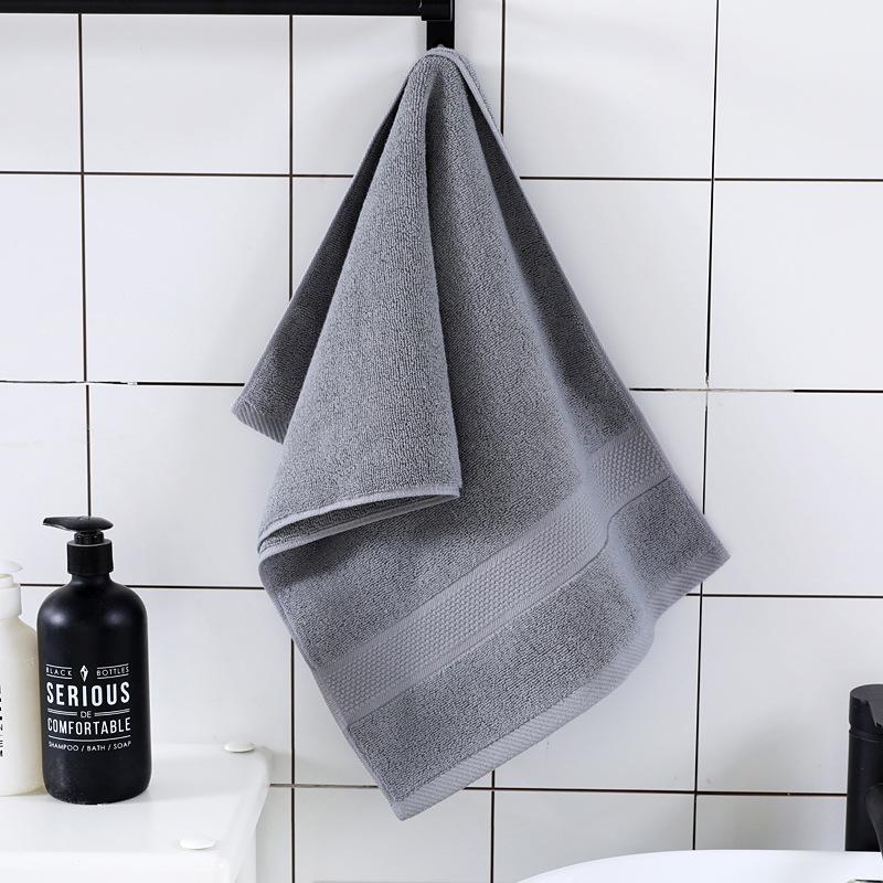 Cotton towel Bath towel Hotel thickened souvenir Adult sports face towel Embroidered face towel 34*34 square towel