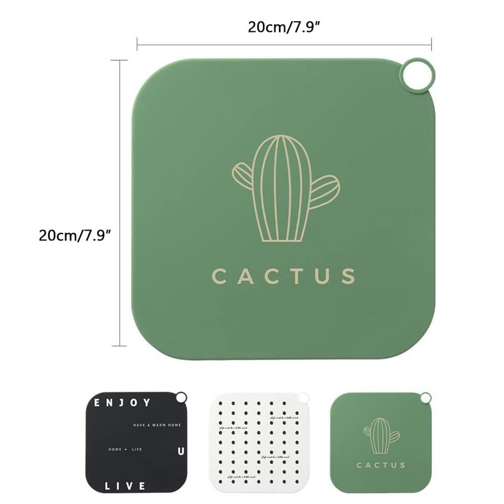 Silicone Hair Catcher Shower Drain Covers Large Size Easy to Clean Square Bathtub Hair Stopper Washable Durable