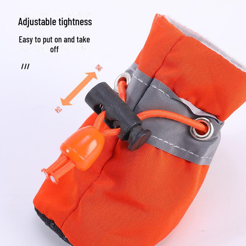 Pantofi Respirabili Antiderapanți Ajustabili pentru Câini pentru Plimbări în Aer Liber, Acoperitori de Picioare Moi pentru Animale de Companie și Cizme de Ploaie pentru Pisici