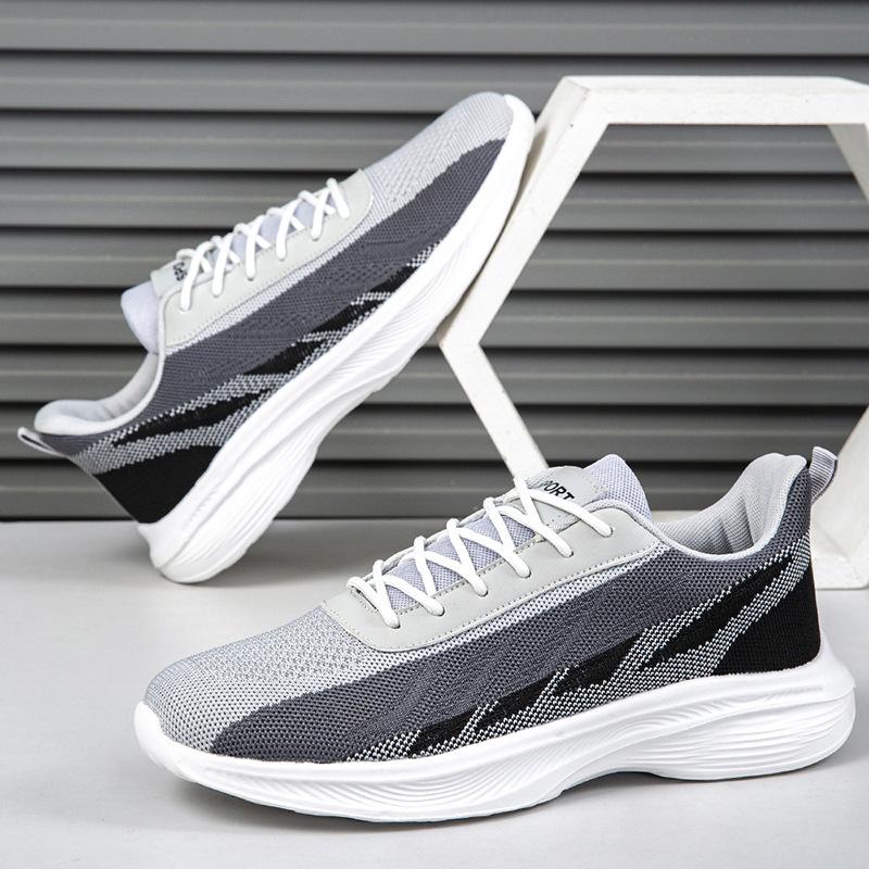 New Summer Breathable Large Size Shoes Mesh Soft Sole Comfortable Casual Shoes Lightweight Sports Running Shoes
