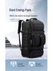 Foldable Cross-Border Wheeled Backpack: Multifunctional Travel & Sports Bag for Men and Women
