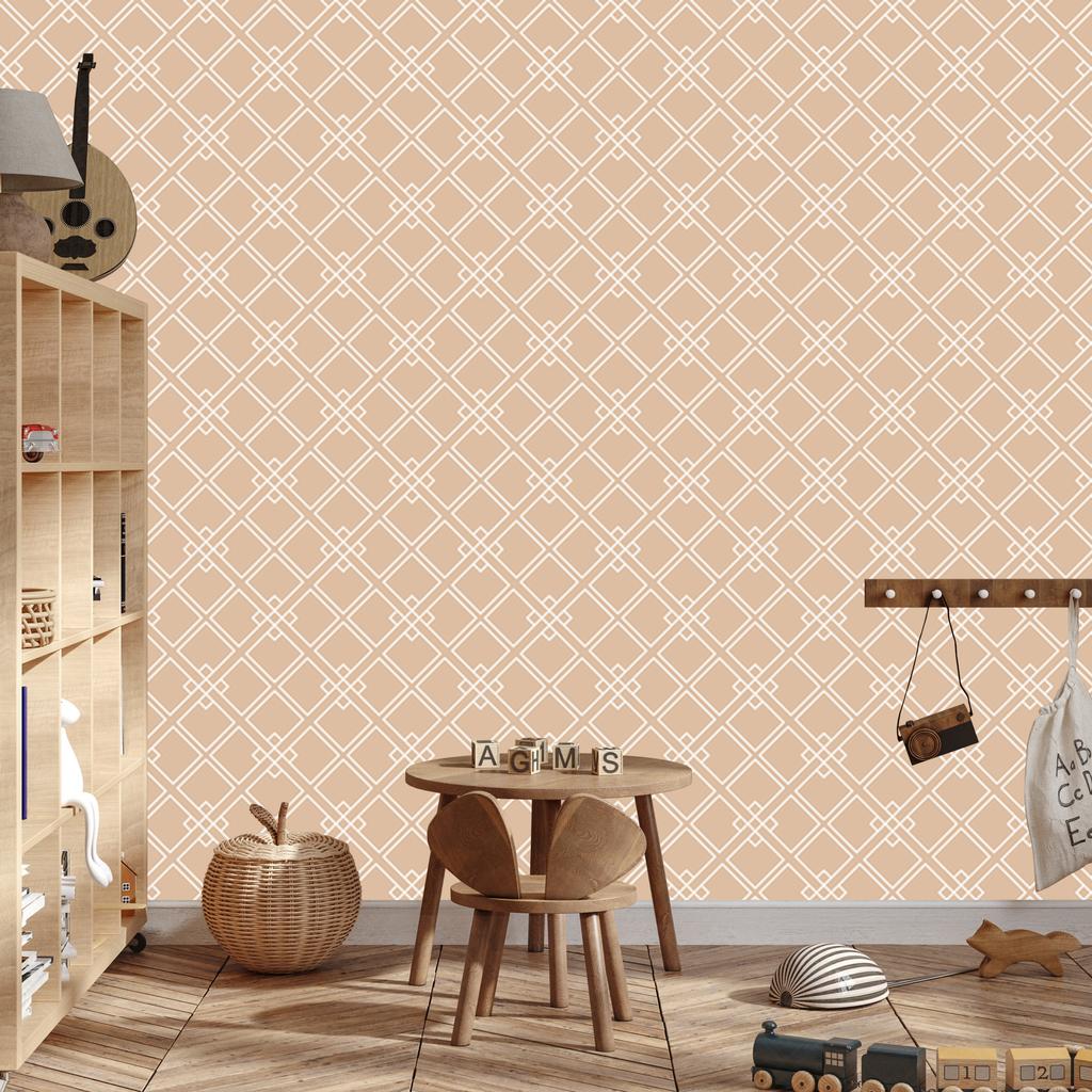 Wallpaper Modern Geometric Ornaments for Living Room and Bedroom 50x1000