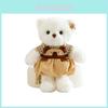 Small Bear Plush Doll With Dress For Birthday Gift And Kids Room Decor