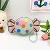 Modern Colorful Candy Pattern Bag For Young Girls Cute Lightweight Purse Pu