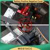 Car Enigne Battery Positive Negative Protective Cover Cap for Jeep Renegade 2014 2015 2016 2017 2018