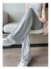 Women's Summer High-Waisted Wide-Leg Slimming Pants - Plus Size, Sun Protection, Loose Fit, Casual Style