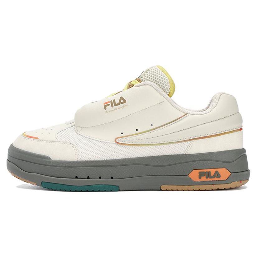 Fila Mix Comfortable Versatile Durable Low-Top Skate Shoes Men Sneaker Off-White F12M324203AWG