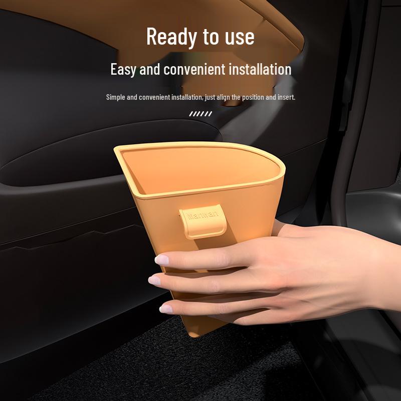 BYD D9 Car Trash Can & Umbrella Holder - Waterproof Door Storage Box Accessory