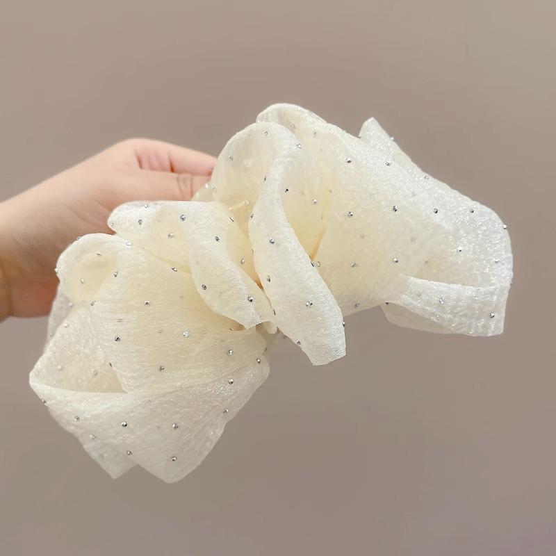 

Роскошная заколка-краб для волос «Акула» для полусобранной прически - Большая заколка-бант для женской низкой прически «хвост» аксессуары