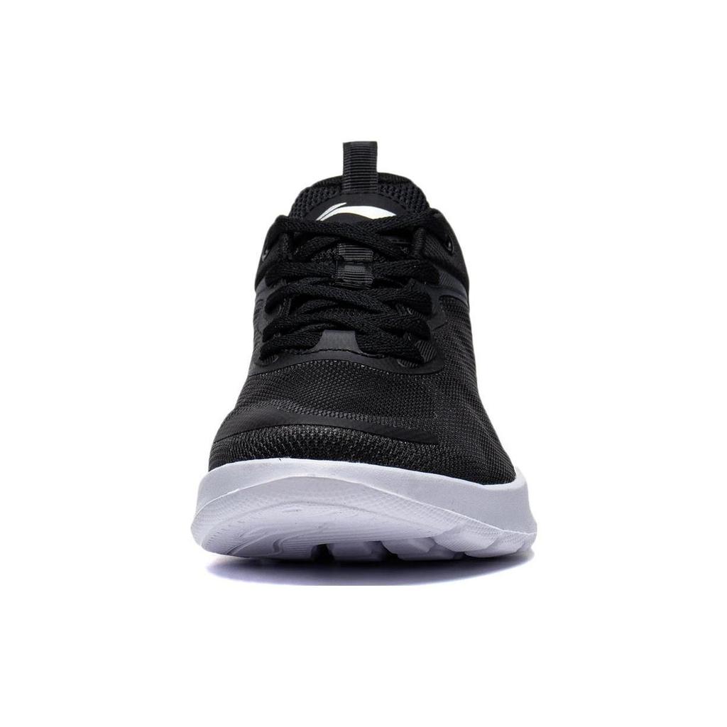 Li Ning Leichte Federdämpfung, Abriebfeste Niedrige Freizeitschuhe Laufen Damen Schwarz ARST020-2