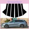 Window Car Door Column 6pcsset B C Pillar Post Trim Cover Glossy Black Pc Stickers Accessories Fit For Kia Ceed Wagon 20192024